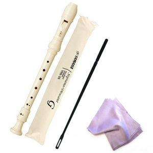 야마하 소프라노 리코더 YRS23G 저먼식 + 악기천, 1세트, 아이보리