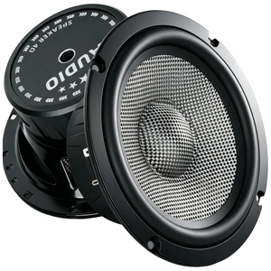 WdiYa 6.5인치-4옴 카본 파이버 중저음 자동차 스피커 HIFI 고출력 피크 800W-좌우 각 1개 총 1세트, 1박스, YS-625-088
