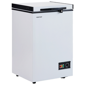 미니냉동고 소형 원룸 가정용 업소용 얼음 아이스크림 냉동고 100L, 화이트, FTO-F100WF1