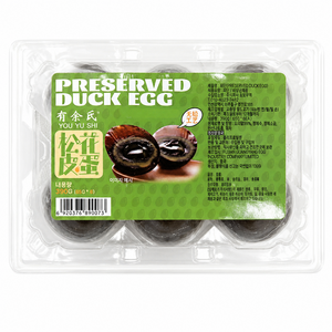 (배터짐) 송화단 피단 찐오리알 한곽6알, 360g, 1개