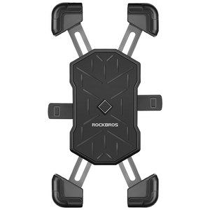 락브로스 자전거 자동 스마트폰 거치대 HW-117, 블랙, 1개