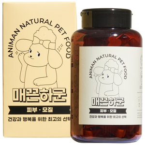 애니먼 강아지 영양제, 피부/피모, 1개, 70정