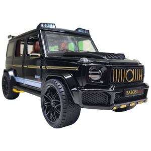 1:18 벤츠 지바겐 SUV 지프 모형 다이캐스트 완구 미니어쳐 피규어 자동차 장난감, 혼합색상, 1개