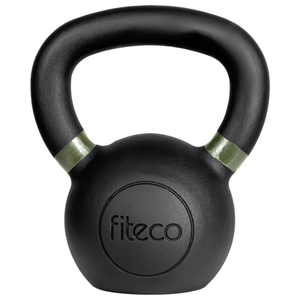 FITECO 프리미엄 케틀벨 크로스핏 전신운동, 1개, 10kg, 블랙