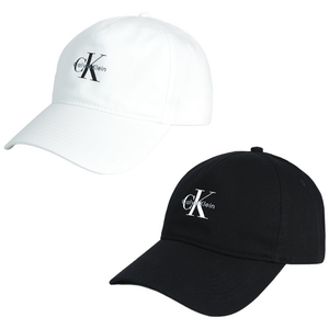 CK 캘빈클라인 남녀공용 모노그램 로고 볼캡 모자