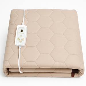 [국내생산] EMF인증 전자파없는 카본 탄소매트 1인용 슈퍼싱글 2인용 퀸, 슈퍼싱글SS (110 x 200 cm), 소프트베이지