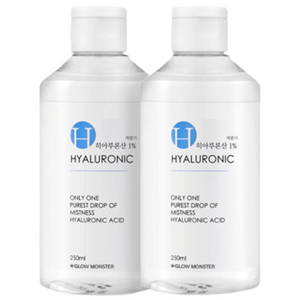 [비건뷰티] 글로우몬스터 저분자 히알루론산 1퍼센트 원액, 250ml, 2개