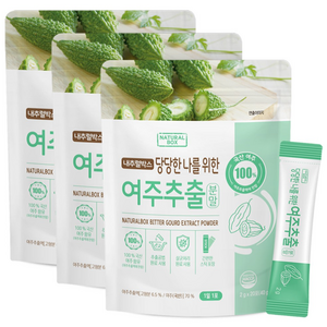 내추럴박스 여주추출 분말 스틱 국내산 여주, 3개, 40g