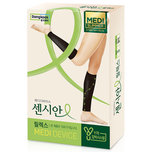 센시안 릴렉스 종아리 압박밴드 블랙, 종아리/무릎형, 1개