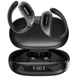 ERAZER XT80PRO OWS AI 번역기 스포츠 이어버드 블루투스 헤드폰, 검은색, AI 버전
