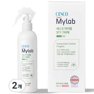 세스코마이랩 모기 기피제, 2개, 290ml