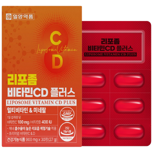 일양약품 리포좀 비타민 C D 플러스 멀티비타민 미네랄, 1개, 30정