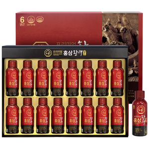휴럼 프리미엄홍삼활력골드, 16개, 80ml