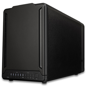 위즈플랫 HDX400U 4베이 3.5" 대용량 외장스토리지 DAS USB3.2 Gen2 알루미늄 에어플로우 저소음 팬 간편장착, 1개