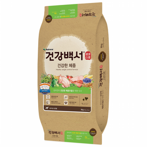 건강백서 강아지 기능성 사료, 다이어트(체중유지), 6kg, 1개