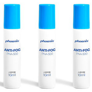 피닉스 김서림방지 안티포그액 PNA-500 스펀지형, 10ml, 3개