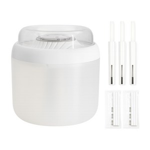 [2026년형] 폭스룸 에어포그 트리플미스트 4L 대용량 초음파 필터가습기 통세척 무소음 무드등형 아기방 침실 사무실용 가습기, 화이트