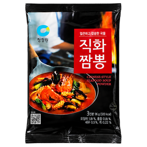 청정원 직화짬뽕 분말, 96g, 6개