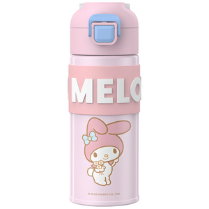 다나에 산리오 정품 캐릭터 원터치 텀블러 물병 보온병 보냉병 400ml, 마이멜로디, 1개