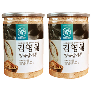 청정태안 김명월 흰콩 청국장가루, 500g, 2개