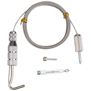 마이토우 고하중 액자걸이 천장레일형 세트 천정고정와이어 액자걸이 2M 와이어 높은 천장 호환, C-1.천정용 액자걸이피스형, 1개, 실버