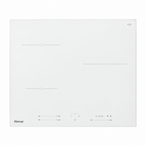 린나이 인덕션 3구 화이트 유로케라 타공사이즈 560x480, 빌트인, 620MW