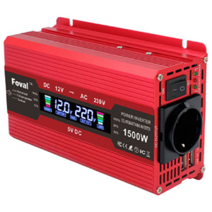 루앤 차량용 LCD 인버터 유사계단파 2000W 220V 60hz 한국형 KC인증, 레드 용량 1500W 전압 24V, 1개