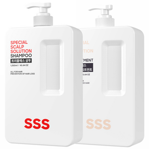 트리플에스 약산성 탈모샴푸1350ml+트리트먼트1350ml, 1세트