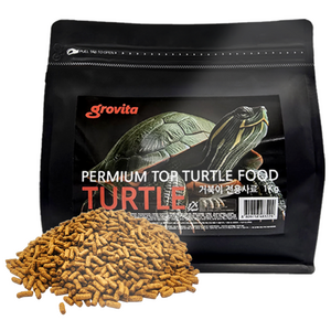 그로비타 거북이 전용사료 대용량버젼 1kg, 1개, 2.2L
