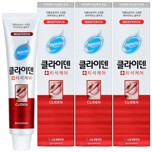 클라이덴 치석케어 치약, 120g, 3개
