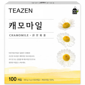 티젠 캐모마일차 티백, 1g, 100개입, 1개