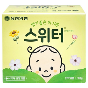 유한양행 스위터 베이비 파우더, 100g, 1개