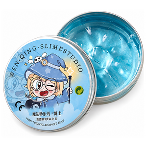 2세대 투명 대왕 대용량 퍼티 슬라임 박사 할배, 1개, 45g, 블루