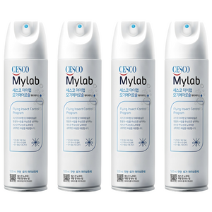 세스코마이랩 모기 에어로솔 워터베이스 무향, 4개, 500ml