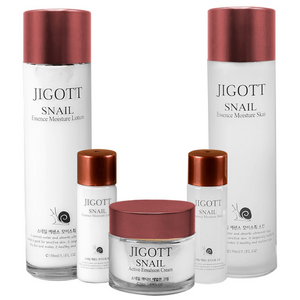 지고트 스네일 모이스처 스킨 150ml + 로션 150ml + 크림 50ml + 스킨 30ml + 스킨 30ml 세트, 1세트