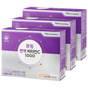 광동 면역 비타민C 1000, 120정, 3개