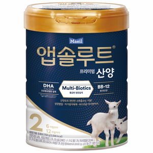 앱솔루트 프리미엄 산양 분유 2단계, 750g, 1개