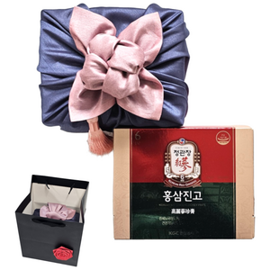정관장 홍삼진고 액기스 백화점 보자기 포장 선물세트, 500g, 1세트