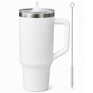 라보슈 대용량 보온 보냉 손잡이 텀블러, 밀키화이트, 1개, 1.2L