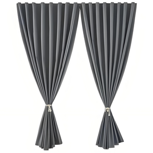 암막커튼 무타공 벨크로 커튼 찍찍이 붙이는 커튼