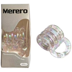 Merero 스트레스해소장난감 피젯토이 탱글 집중력 장난감 랜덤, 1개, 투명