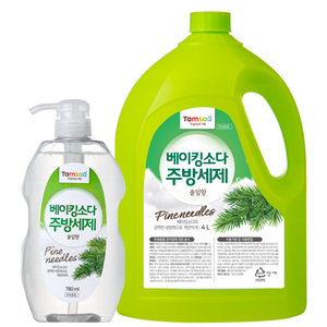 탐사 베이킹소다 주방세제 4L+780ml 세트, 4.78L, 1세트 골드박스 특가