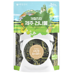 제철진미 제주산 어린순 무시래기, 2개, 50g