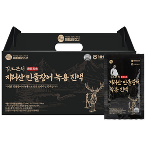 김오곤의 지리산민물장어 녹용진액 국내산원료, 70ml, 30개