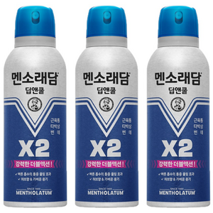 멘소래담 딥앤쿨 에어로솔 150ml, 1개입, 3개