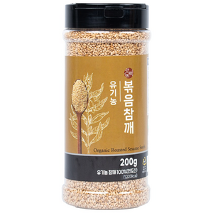 맛뜨락 유기농 볶음참깨, 200g, 1개