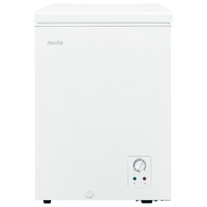누비아 2025 New 다용도 냉동고 100L 200L 미니 가정용 소형 업소용 다목적 대용량 급속냉동 안전도어 내장형 힌지 직접냉각 역순환냉각 8단계 온도조절, NF-C100W 100L