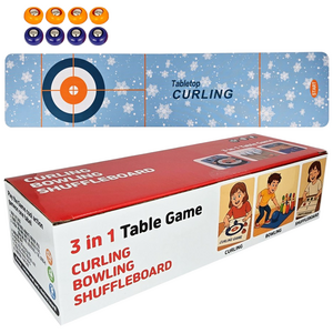 컬링 볼링 셔플보드 미니 보드 게임, 1개