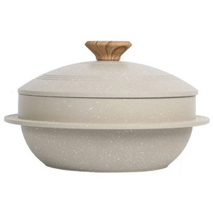 귀월미 인덕션 뚝배기 가마솥 화이트, 1개, 18cm