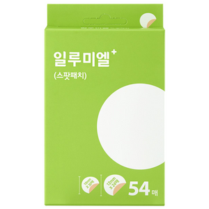 일루미엘 얼굴 흉터 재생 밴드 여드름 패치, 1개, 54개입